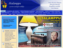 Tablet Screenshot of iltalamppu.fi